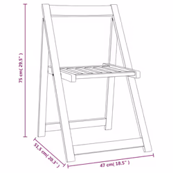 VidaXL 3104965 chaise d'extérieur Terrace Bois d'acacia - Vue supplémentaire 7