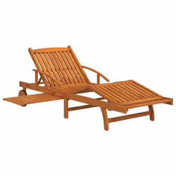 VidaXL 3104966 chaise d'extérieur Linge Bois d'acacia - Vue supplémentaire 5