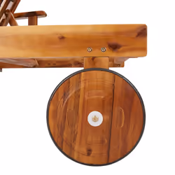 VidaXL 3104966 chaise d'extérieur Linge Bois d'acacia - Vue supplémentaire 7