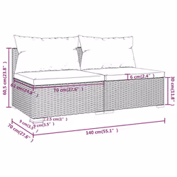 VidaXL 3101397 ensemble de meubles de jardin - Vue supplémentaire 5