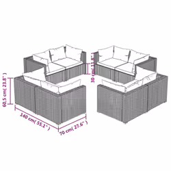 VidaXL 3101555 ensemble de meubles de jardin - Vue supplémentaire 5