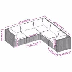VidaXL 3101607 ensemble de meubles de jardin - Vue supplémentaire 5