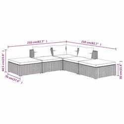 VidaXL 3101625 ensemble de meubles de jardin - Vue supplémentaire 6