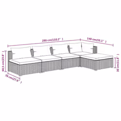 VidaXL 3101627 ensemble de meubles de jardin - Vue supplémentaire 6