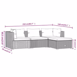 VidaXL 3101641 ensemble de meubles de jardin - Vue supplémentaire 6