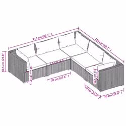 VidaXL 3101701 ensemble de meubles de jardin - Vue supplémentaire 5