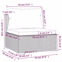 VidaXL 3101727 ensemble de meubles de jardin - Vue supplémentaire 6