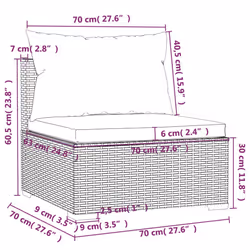 VidaXL 3102284 ensemble de meubles de jardin - Vue supplémentaire 8