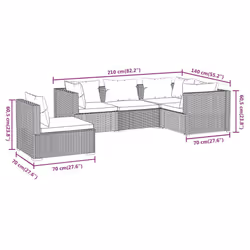 VidaXL 3102313 ensemble de meubles de jardin - Vue supplémentaire 7