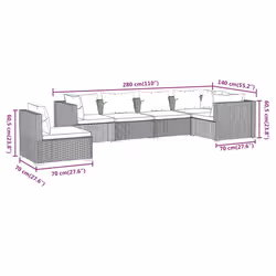 VidaXL 3102327 ensemble de meubles de jardin - Vue supplémentaire 7