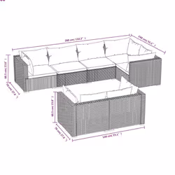 VidaXL 3102409 ensemble de meubles de jardin - Vue supplémentaire 5