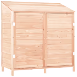 Cette remise de jardin en bois est un excellent supplément à toute cour, pelouse et autre espace extérieur. Bois de sapin mas ...