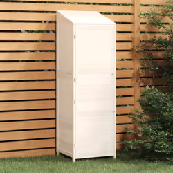 Cette remise de jardin en bois est un excellent supplément à toute cour, pelouse et autre espace extérieur. Bois de sapin mas ...