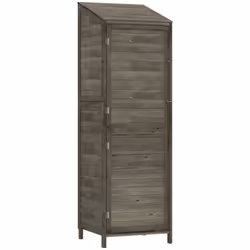 Cette remise de jardin en bois est un excellent supplément à toute cour, pelouse et autre espace extérieur. Bois de sapin mas ...