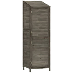 Vidaxl - Remise de jardin Anthracite 55x52x174,5 cm Bois de sapin solide