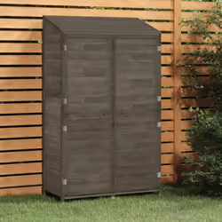 Cette remise de jardin en bois est un excellent supplément à toute cour, pelouse et autre espace extérieur. Bois de sapin mas ...