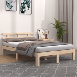 Prenez le chemin moderne vers votre chambre à coucher cool avec ce cadre de lit en bois ! Il constitue un supplément pratique ...
