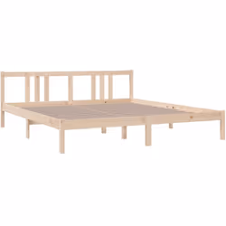 Prenez le chemin moderne vers votre chambre à coucher cool avec ce cadre de lit en bois ! Il constitue un supplément pratique ...