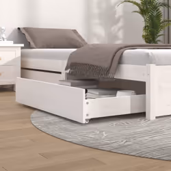 Maximisez l'espace de rangement dans votre chambre à coucher avec ces tiroirs de lit en bois ! Matériau de première qualité : ...