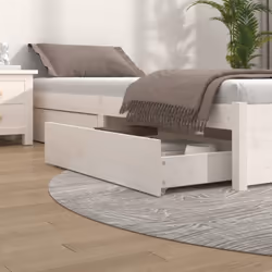 Maximisez l'espace de rangement dans votre chambre à coucher avec ces tiroirs de lit en bois ! Matériau de première qualité : ...