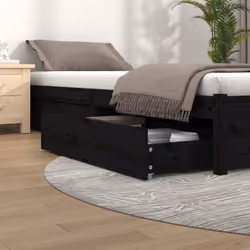 Maximisez l'espace de rangement dans votre chambre à coucher avec ces tiroirs de lit en bois ! Matériau de première qualité : ...