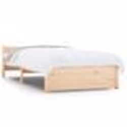 vidaXL Cadre de lit sans matelas bois massif 100x200 cm - 100 x 200 cm
