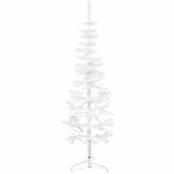 Créez une ambiance de fête magique dans votre maison avec ce demi-sapin de Noël artificiel ! Cet arbre de Noël est un choix i ...