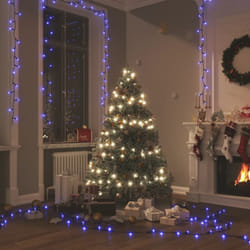 Vidaxl - Guirlande led avec 150 led Bleu 15 m pvc