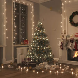 vidaXL Guirlande LED avec 300 LED Blanc chaud 30 m PVC - TU
