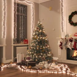 vidaXL Guirlande Lumineuse LED 1000 LED Blanc chaud