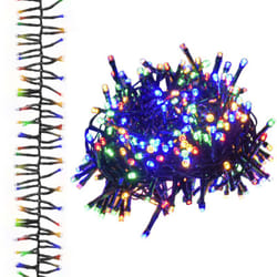 vidaXL Guirlande lumineuse à LED groupées 1000 LED Multicolore 11m PVC