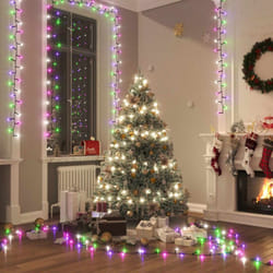 Guirlande led compacte avec 400 led Multicolore pastel 13 m pvc Vidaxl