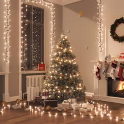 Créez une ambiance relaxante et accueillante avec cette guirlande à LED compacte pour Noël et chaque fête ! Longue guirlande  ...