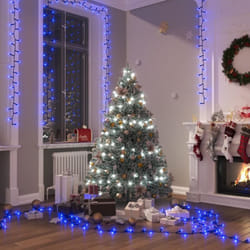 Vidaxl - Guirlande à led compacte avec 1000 led Bleues 25 m pvc