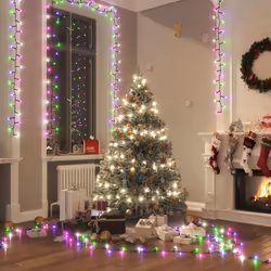 Créez une ambiance relaxante et accueillante avec cette guirlande à LED compacte pour Noël et chaque fête ! Guirlande lumineu ...