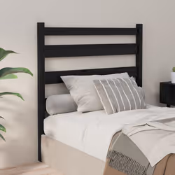 VidaXL 818404 tête de lit et pied de lit Noir - Vue supplémentaire 2