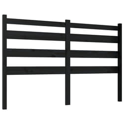 VidaXL 818414 tête de lit et pied de lit Noir