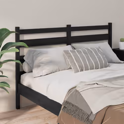 VidaXL 818414 tête de lit et pied de lit Noir