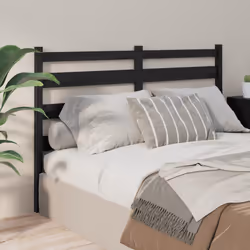 VidaXL 818424 tête de lit et pied de lit Noir