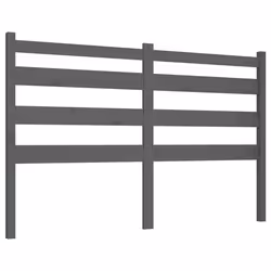 VidaXL 818432, Gris, Bois de pin, 1660 mm, 100 cm, 40 mm
