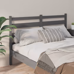 VidaXL 818432 tête de lit et pied de lit Gris