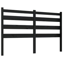 VidaXL 818434 tête de lit et pied de lit Noir