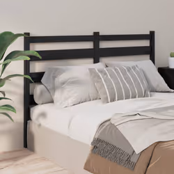 VidaXL 818434 tête de lit et pied de lit Noir
