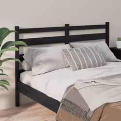 VidaXL 818434 tête de lit et pied de lit Noir