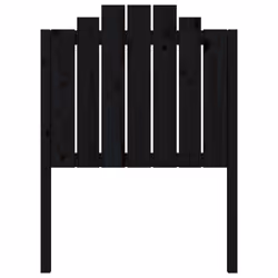 VidaXL 818449 tête de lit et pied de lit Noir - Vue supplémentaire 4