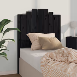 VidaXL 818454 tête de lit et pied de lit Noir
