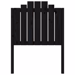 VidaXL 818454 tête de lit et pied de lit Noir - Vue supplémentaire 4