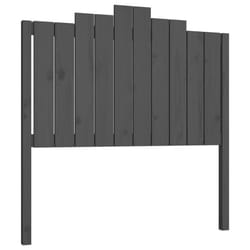 VidaXL 818457 tête de lit et pied de lit Gris