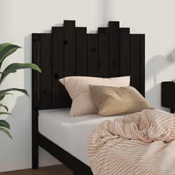 VidaXL 818459 tête de lit et pied de lit Noir