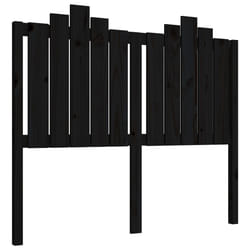VidaXL 818474 tête de lit et pied de lit Noir
